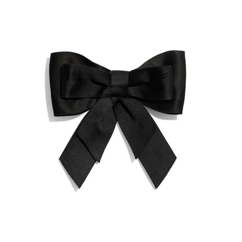 chanel ribbon bow|chanel black bow style.